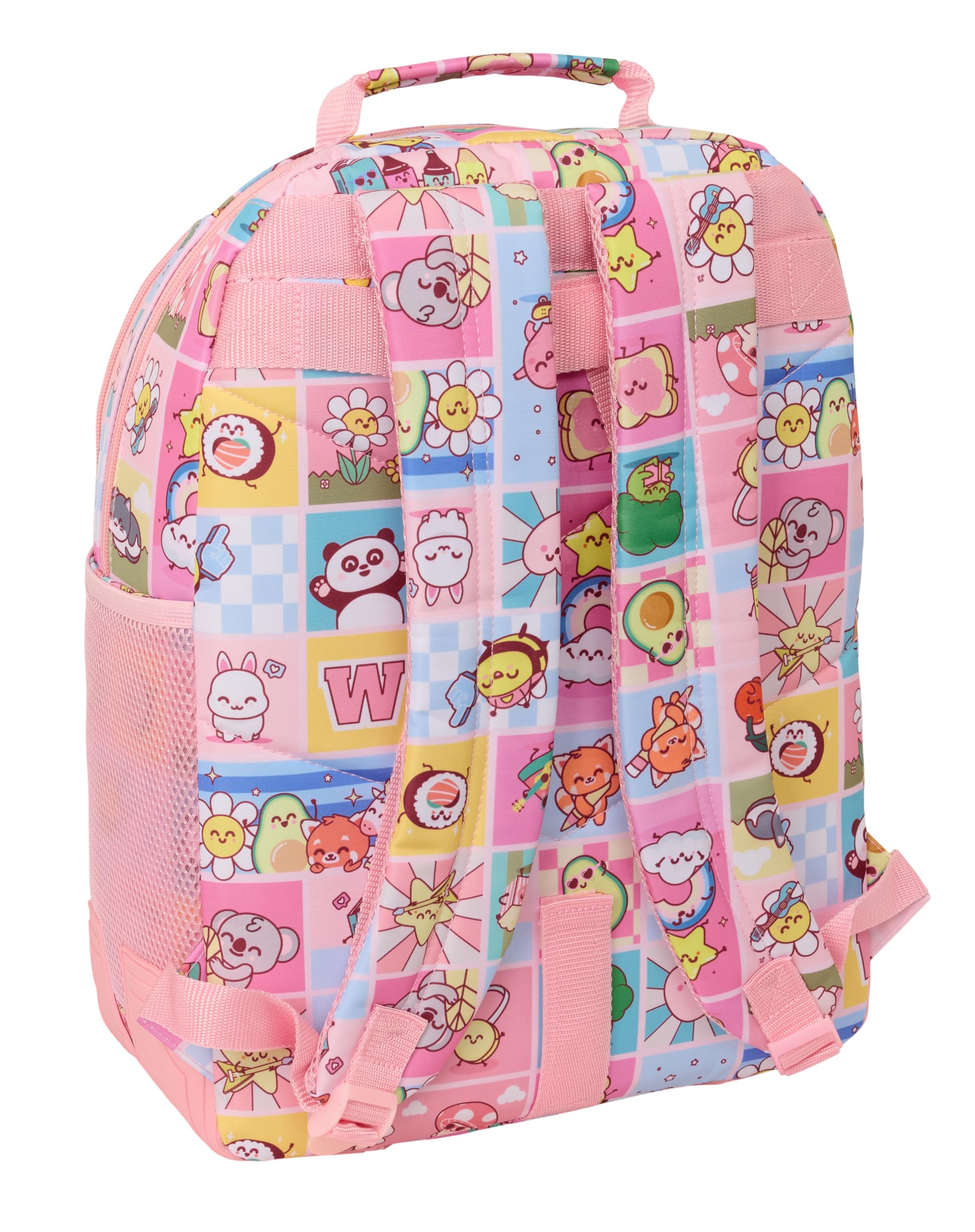Safta Mr. WONDERFUL COMIC - Mochila Escolar Infantil, Ideal para Niños de Diferentes Edades, Cómoda y Versátil, Calidad y Resistencia, 32x15x42 cm