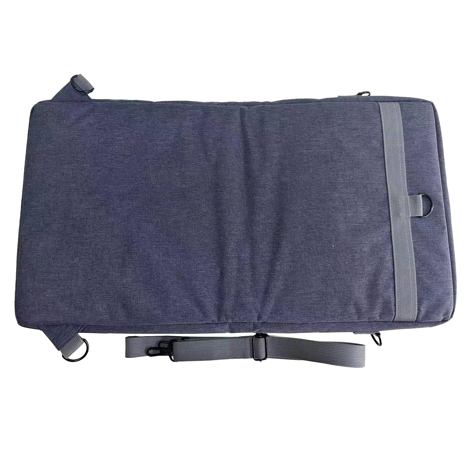 Tragbarer DJ-Controller Tragetasche Reisetasche Umhängetasche Rucksack für Pioneer DJ DDJ-FLX6/DDJ SX SX2 SX3/DDJ 800 808 DJ-Mixer,Kopfhörer,Tablet,Kabel,Ladegerät,Zubehör (Blaugrau)