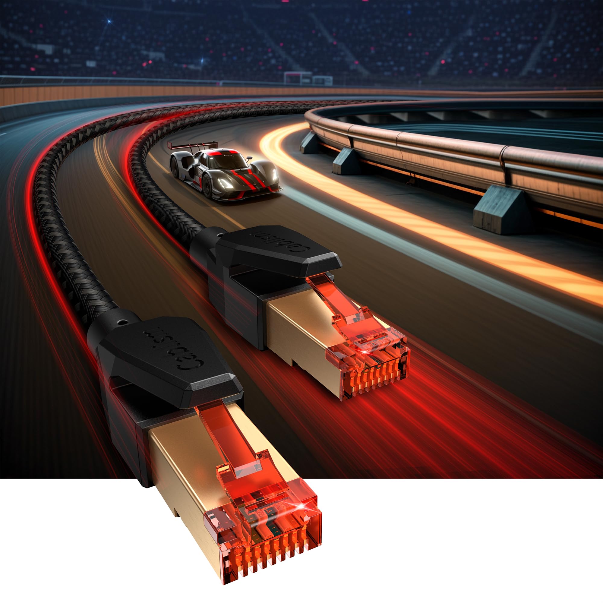 Cavo Ethernet Cat 8 RJ45 0.5m 2Pezzi Cavo di rete 1m 2m 3metri 5m 8m 10m 12m 15m - Foto 10 di 25