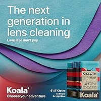 Vista 6 de Koala Lens Cleaning Cloth Japanese Microfiber Glasses Cleaning Cloths Eyeglass Lens Cleaner Eyeglasses, Camera, VR/AR Headset, and Screen