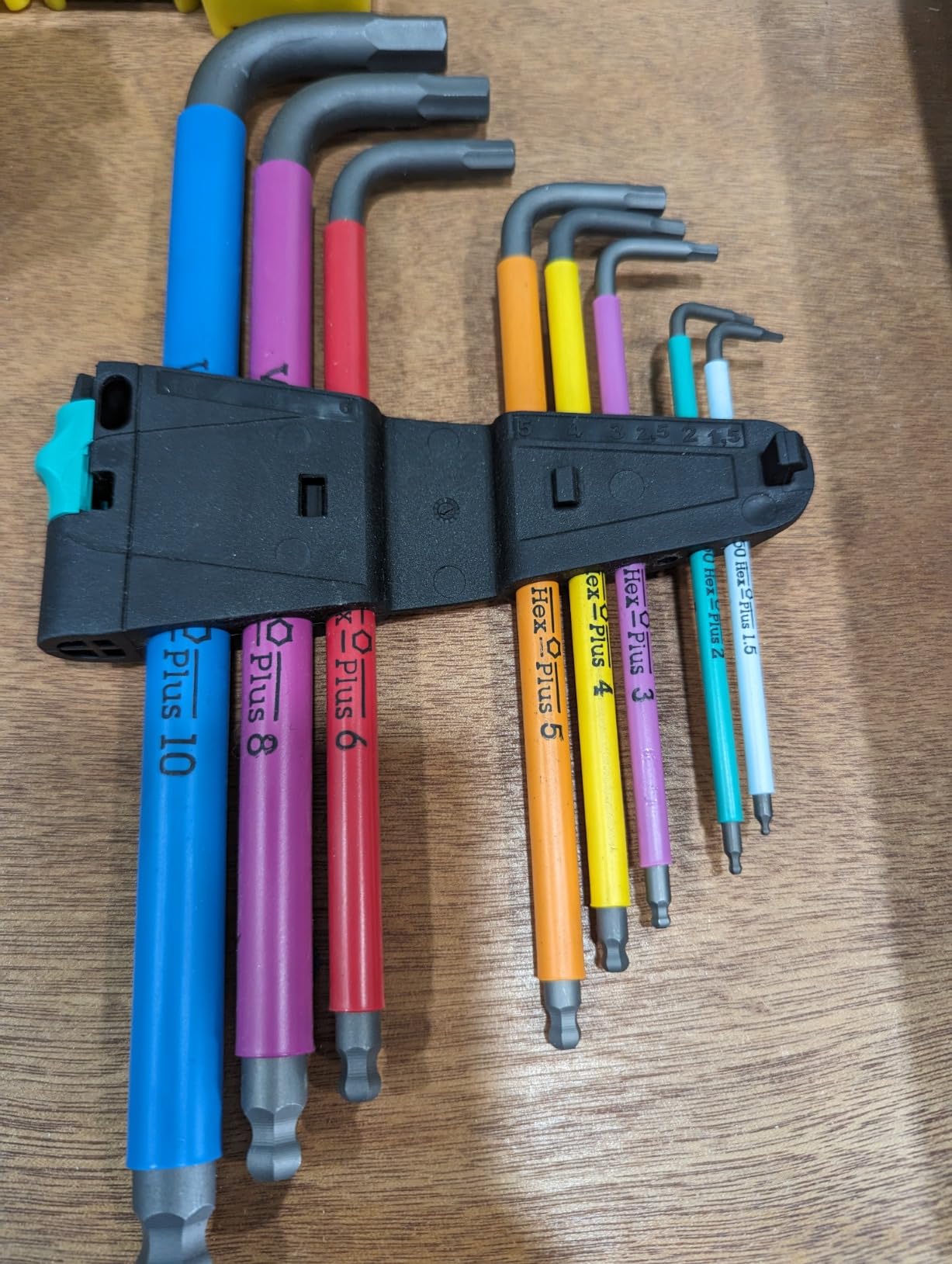 Wera Tools 05073593001 950 SPKL/9 SM N SB Long ARM HEX Key Set, One Size, Multi photo review