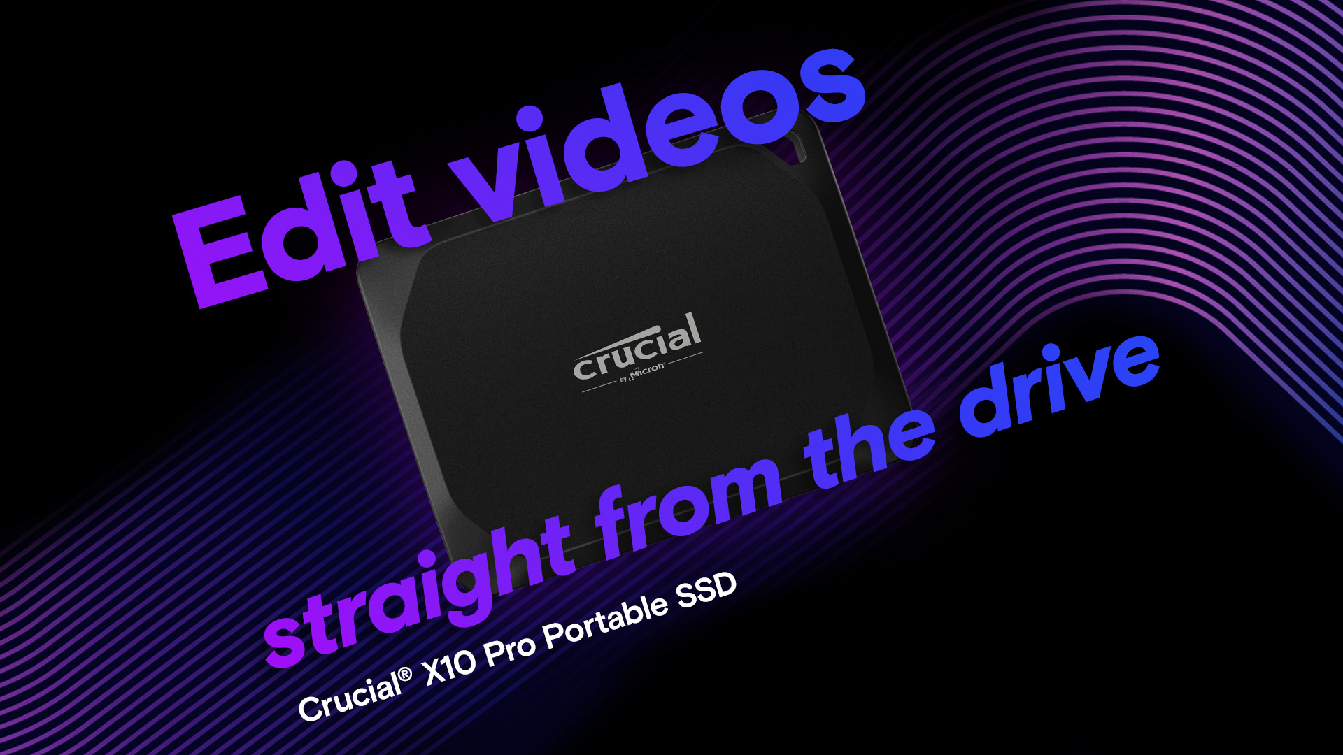 新品未開封CT4000X10PROSSD902 Crucial X10 Pro 4TB Portable SSD, ultra-fast, durable storage.