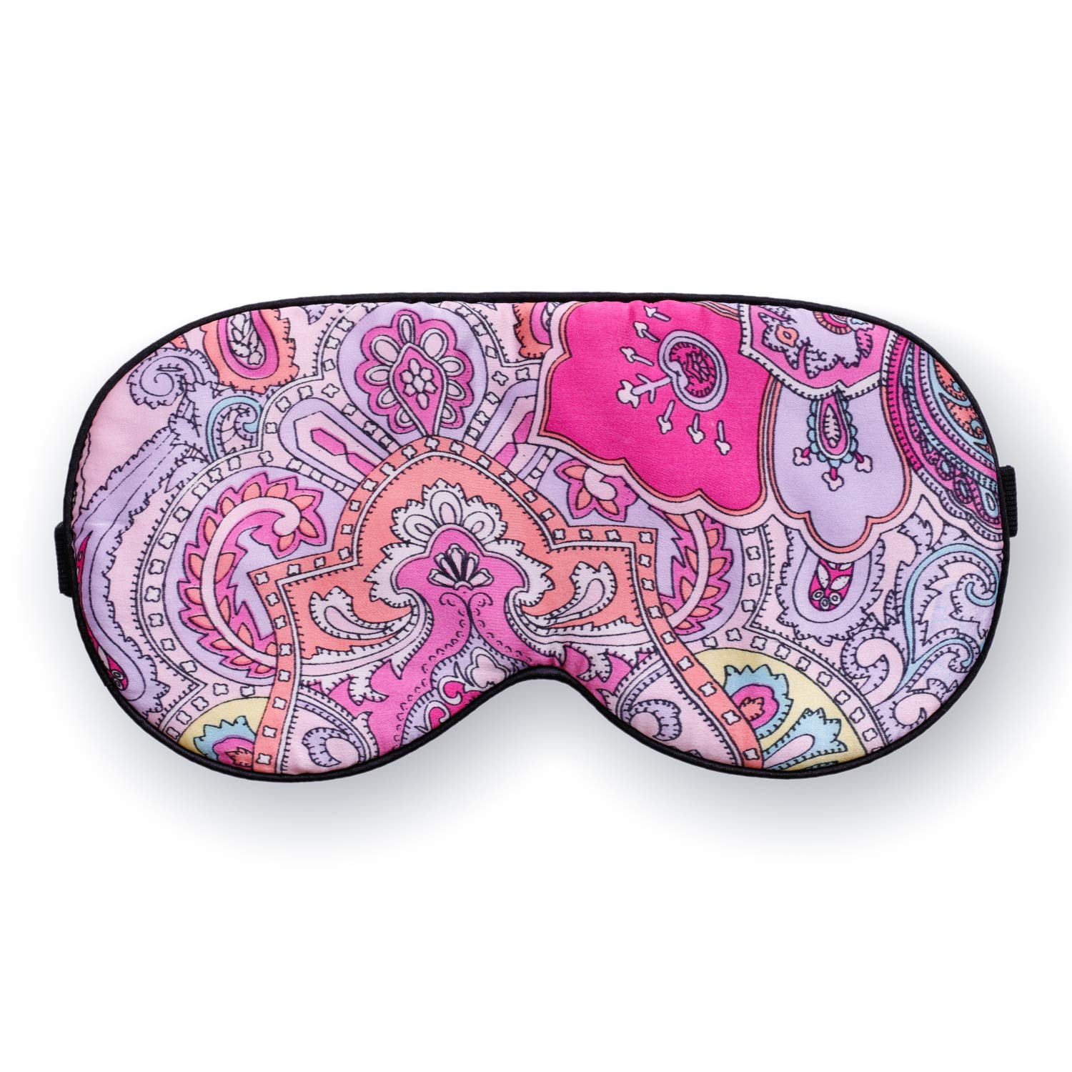 Maxfeel 100 Pure Silk Eye Mask - Sleep Eye Cover in Printed Colors 12