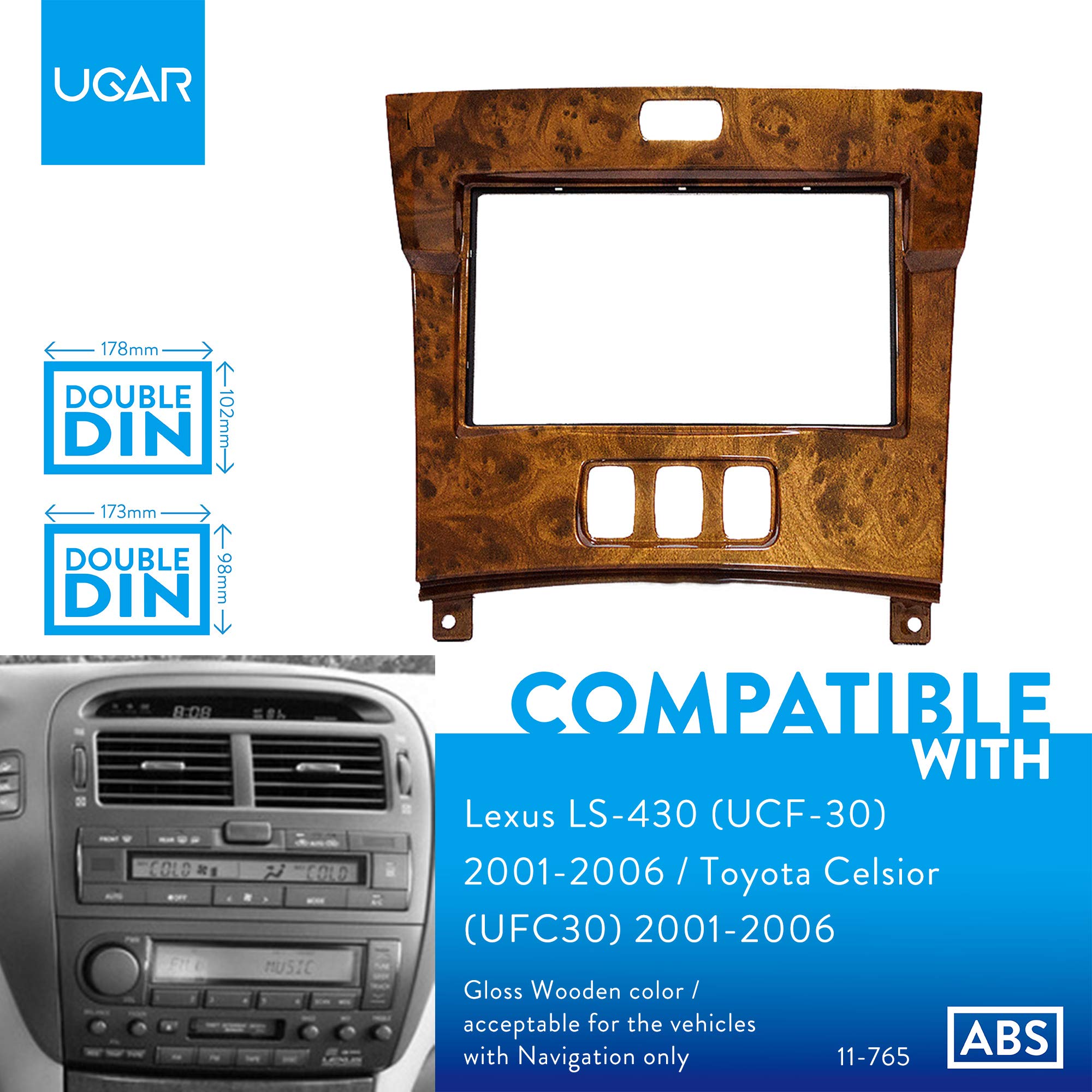 Amazon | UGAR 対応 LEXUS LS-430 (UCF-30) 2001-2006 / TOYOTA