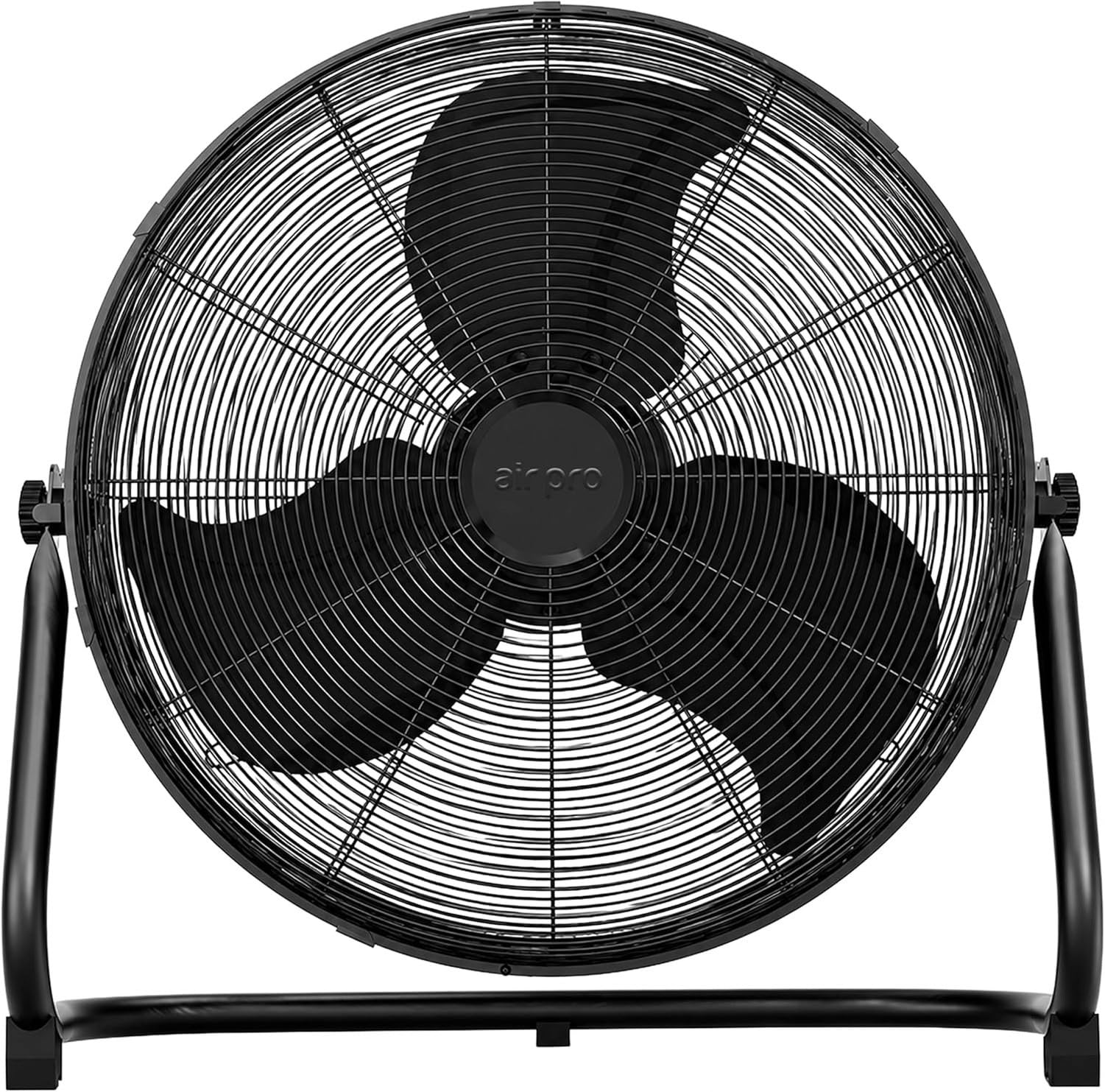 Ventilador de Pie 50 cm, Ventilador de Aire Potente de Alta Velocidad para Circular Aire, con 3 Velocidades e Inclinación Ajustable, para Hogar Oficina y Gimnas, Black Mono, 20"