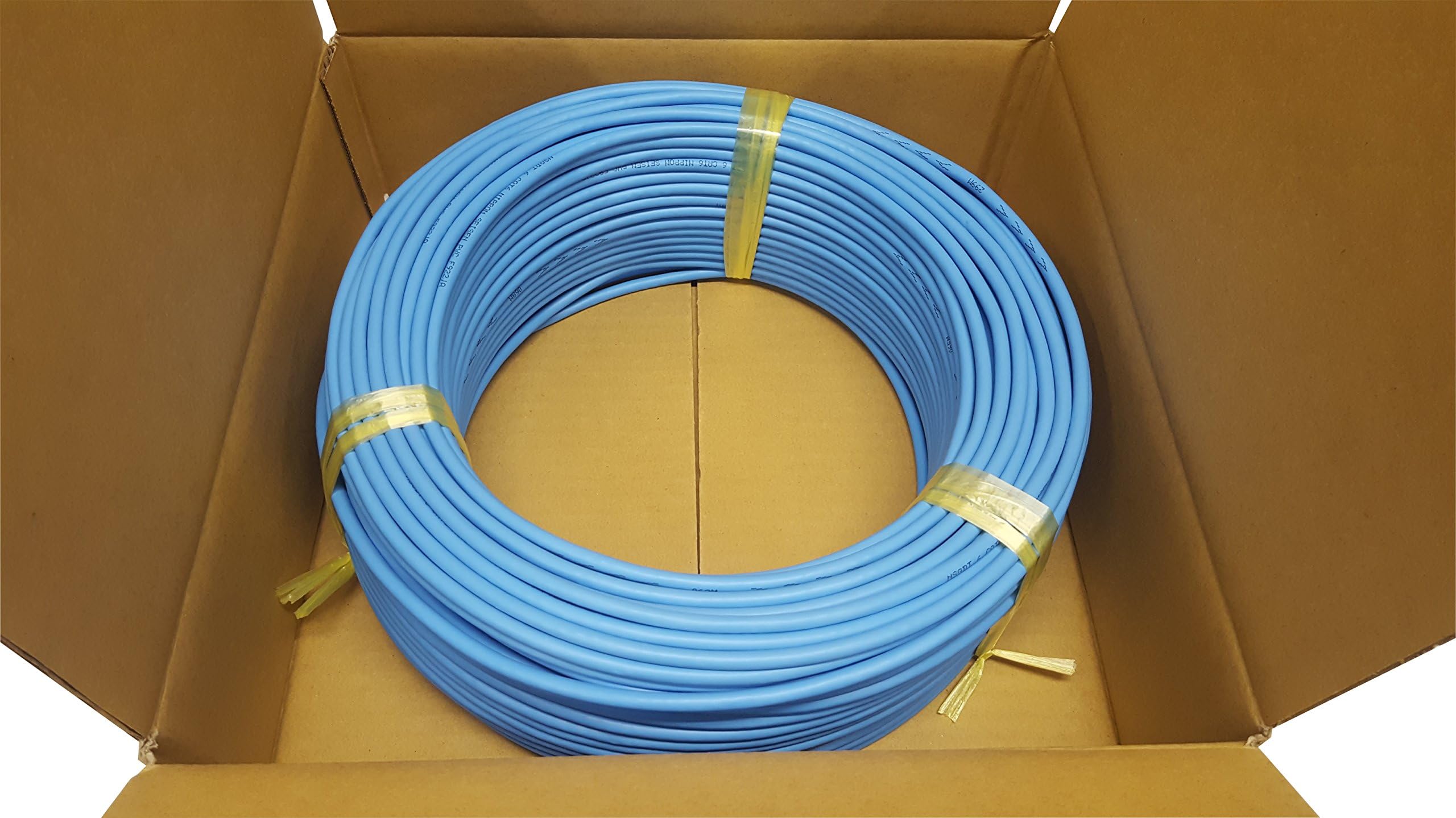 Amazon.co.jp: 通信興業 CAT6 LANケーブル (300m巻き) TSUNET-1000E AWG24-4P (灰 ...