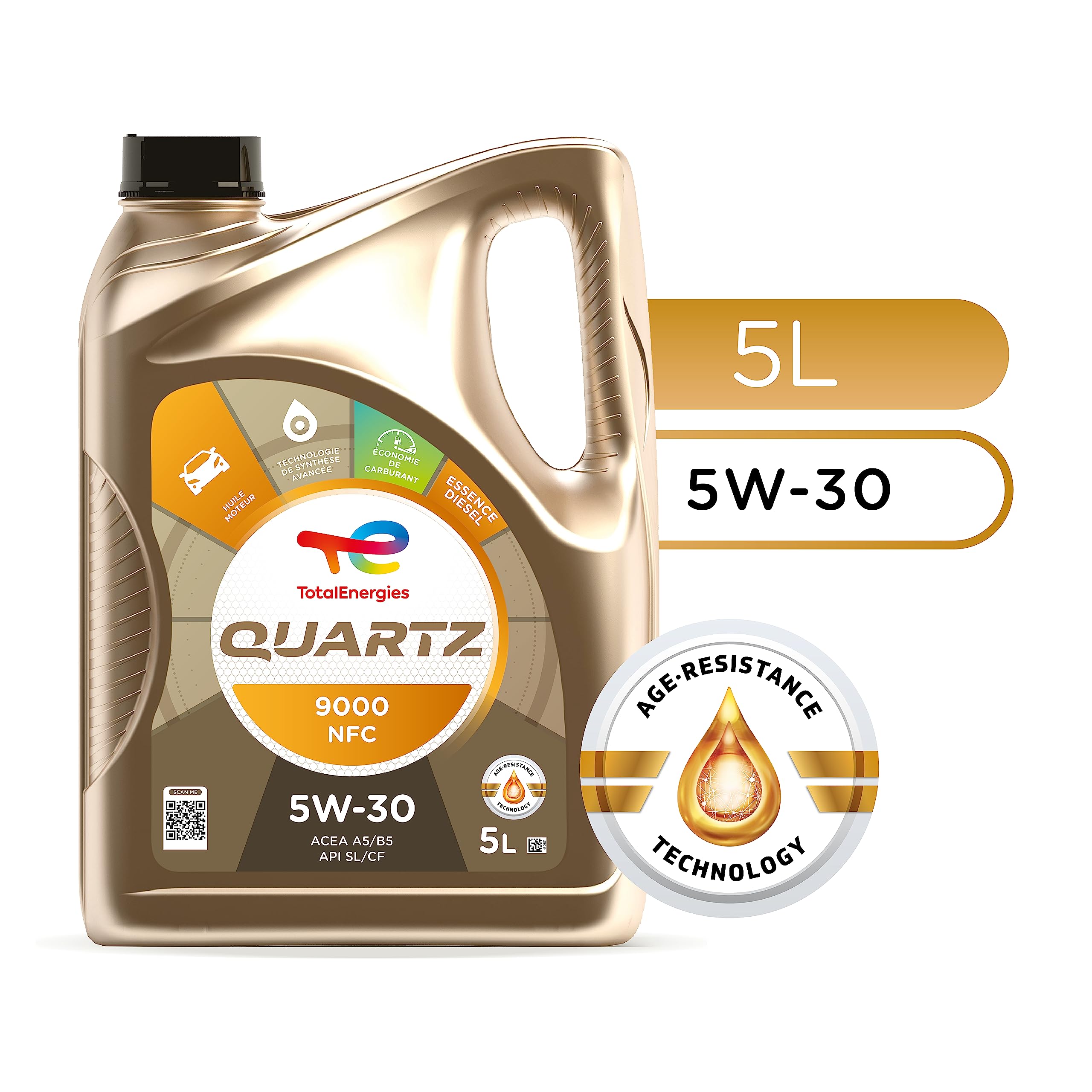 Olio motore - Totalnergies - Quartz 9000 NFC 5W -30 - 5L