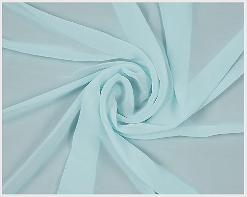 Miniatura 1 de MDS - Paquete de 10 yardas de tela de gasa sólida para novia, perno de tela transparente vintage para vestido de novia, decoración de bricolaje,