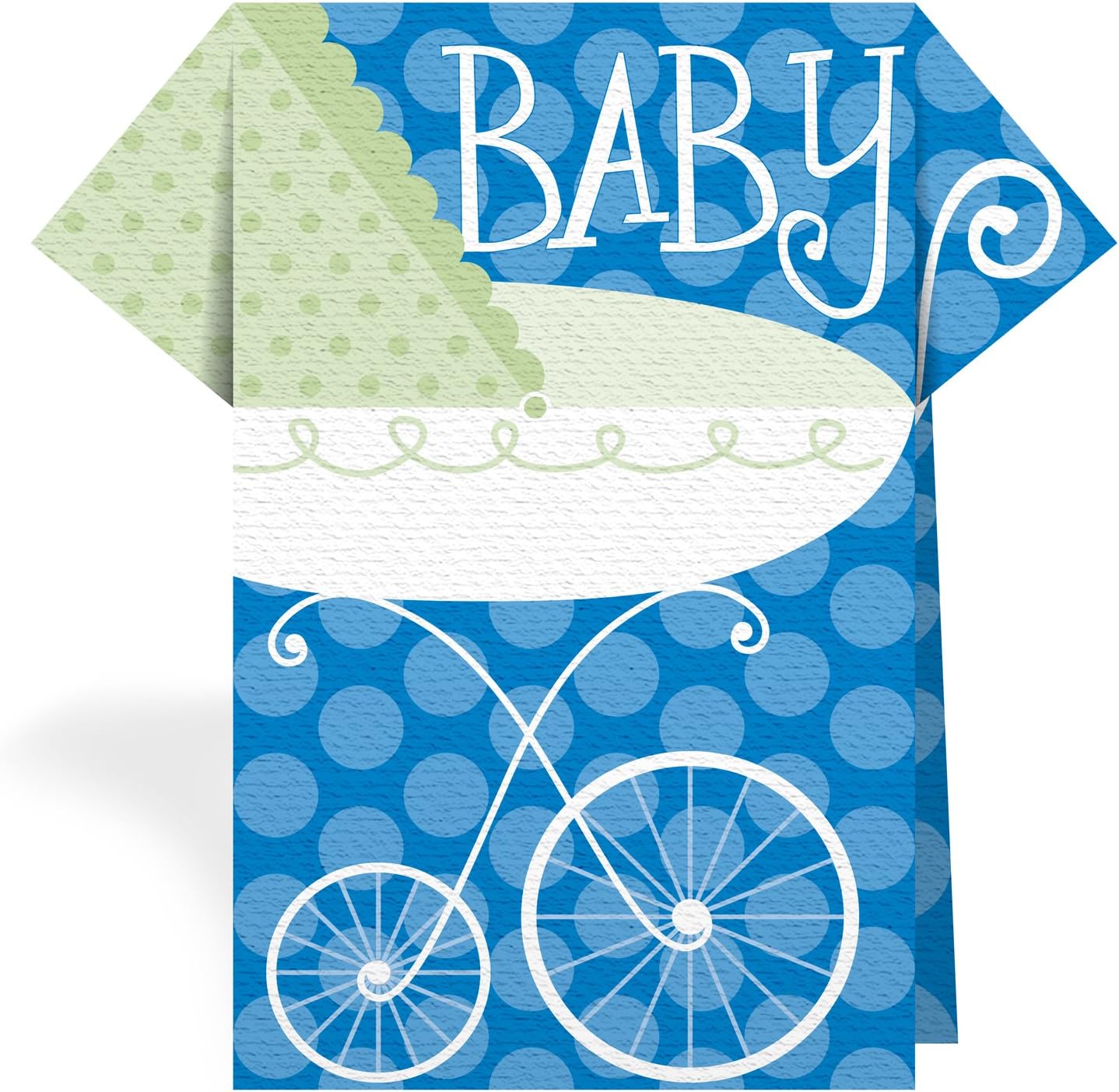 ThemeNaps Baby Carriage- Pink 3D Stand Up Napkin