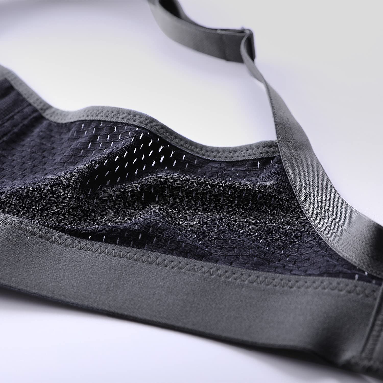 VANTONIA Sujetadores deportivos para mujer, soporte de alto impacto, sin varillas, talla grande, brasier de entrenamiento