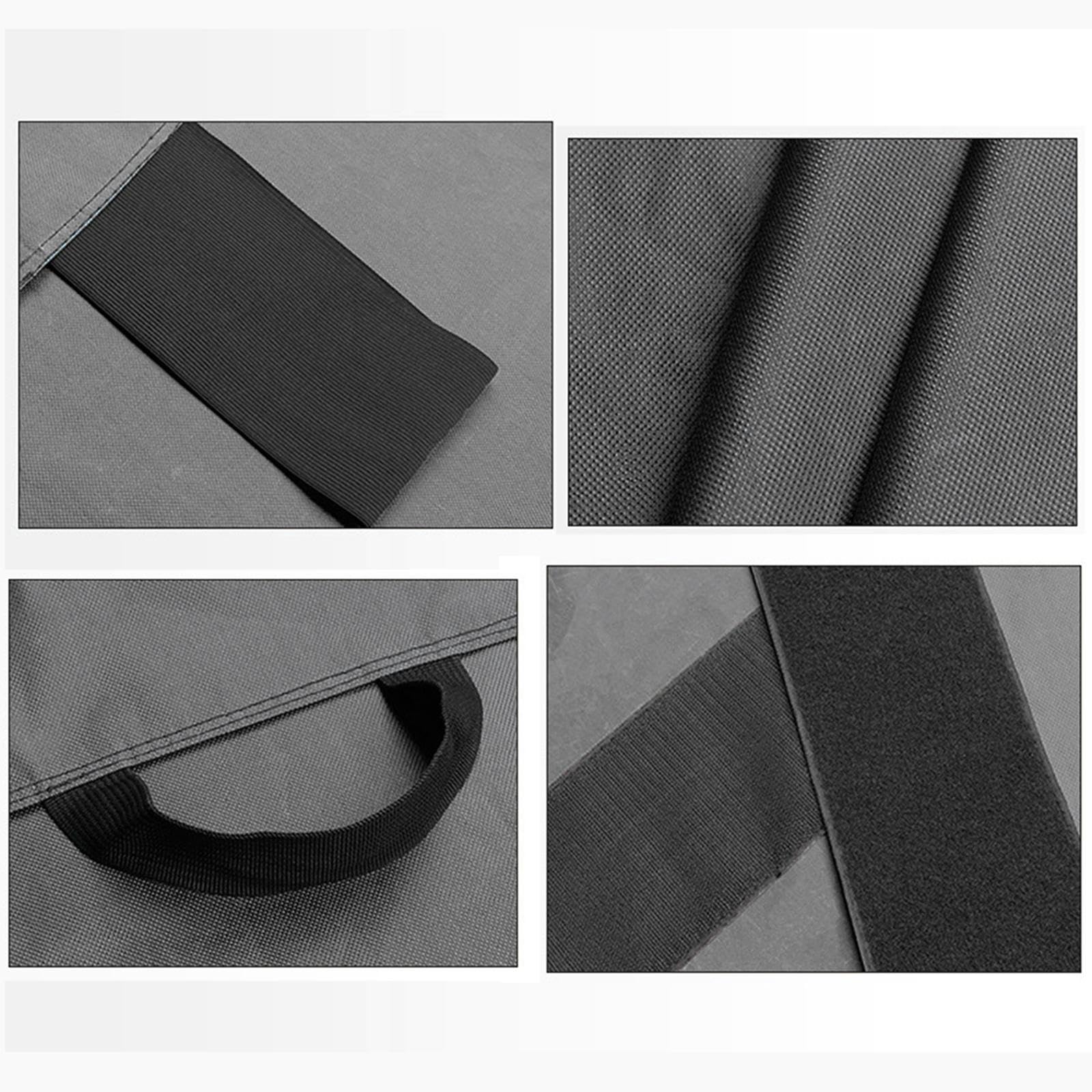 Fascia Professionale per Fissaggio Pallet in Oxford Anti-graffio con Gancio Robusto Adatta per Trasporto E Deposito, Nero, 70 Cm X 460 Cm
