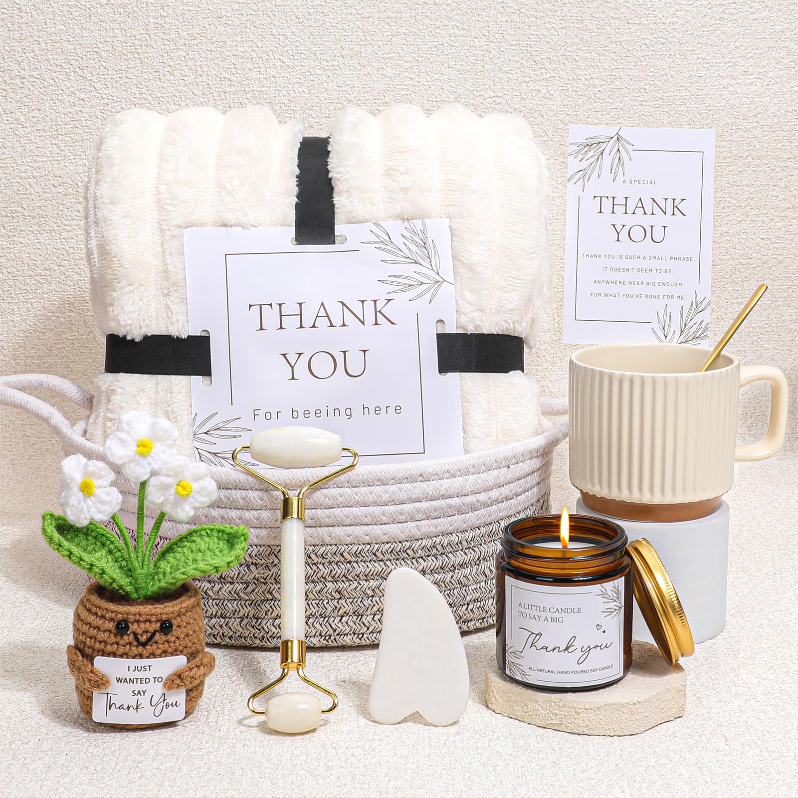 pengtai Regalo di ringraziamento per donne, 9 regali per la cura di sé, cesto regalo di apprezzamento per insegnanti, colleghi, amici, infermieri, perfetto per la festa della mamma, compleanno