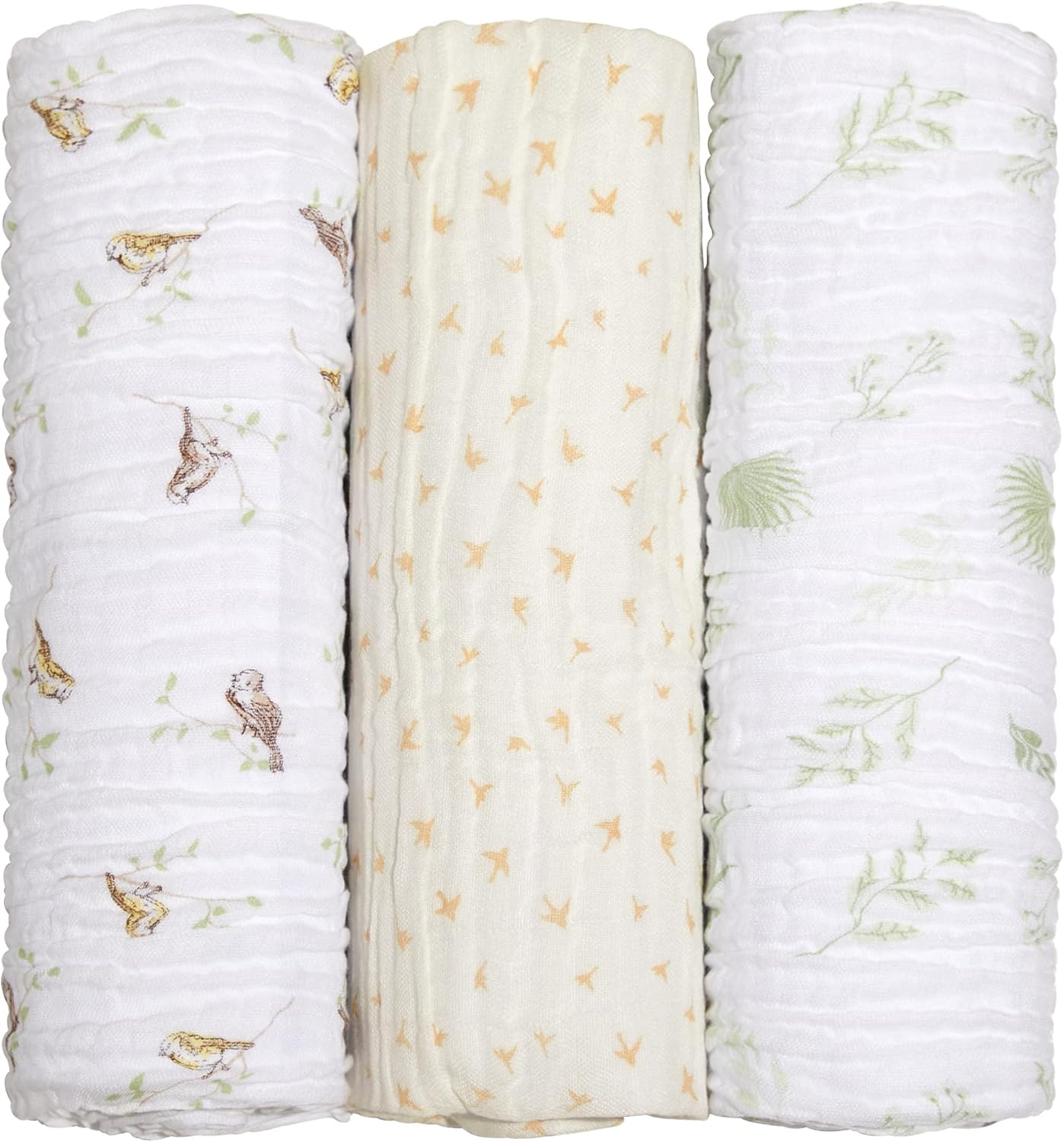 Cueiro Swaddle Soft Bamboo Mami para Bebê 1,20M X 1,20M Contém 03 Unidades