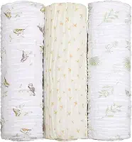 Papi Textil Cueiro Swaddle Soft Bamboo Mami 1,20M X 1,20M Contem 03 Unidades