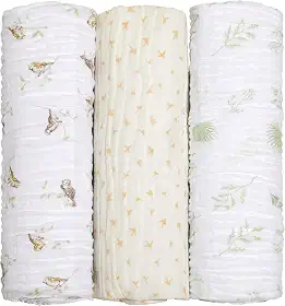 Papi Textil Cueiro Swaddle Soft Bamboo Mami 1,20M X 1,20M Contem 03 Unidades