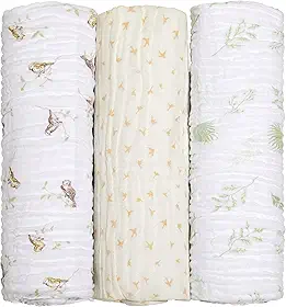 Papi Textil Cueiro Swaddle Soft Bamboo Mami 1,20M X 1,20M Contem 03 Unidades