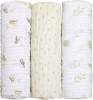 Cueiro Swaddle Soft Bamboo Mami para Bebê 1,20M X 1,20M Contém 03 Unidades