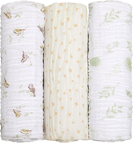 Papi Textil Cueiro Swaddle Soft Bamboo Mami 1,20M X 1,20M Contem 03 Unidades