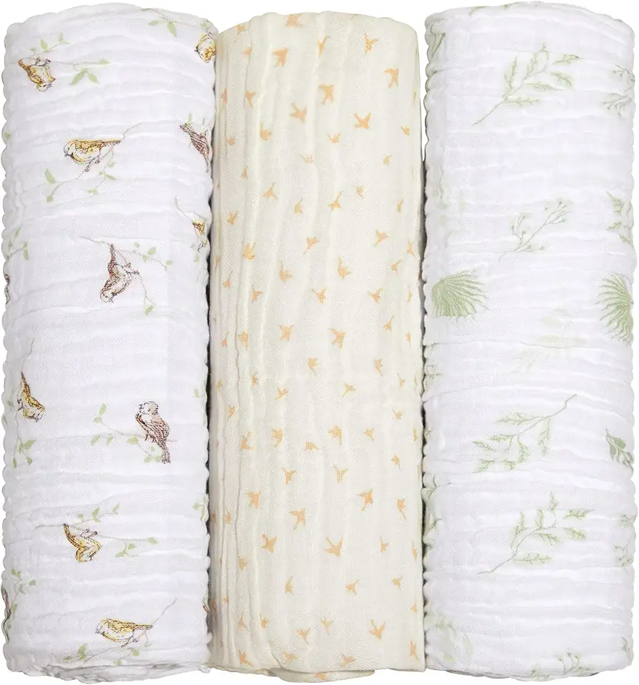 Papi Textil Cueiro Swaddle Soft Bamboo Mami 1,20M X 1,20M Contem 03 Unidades