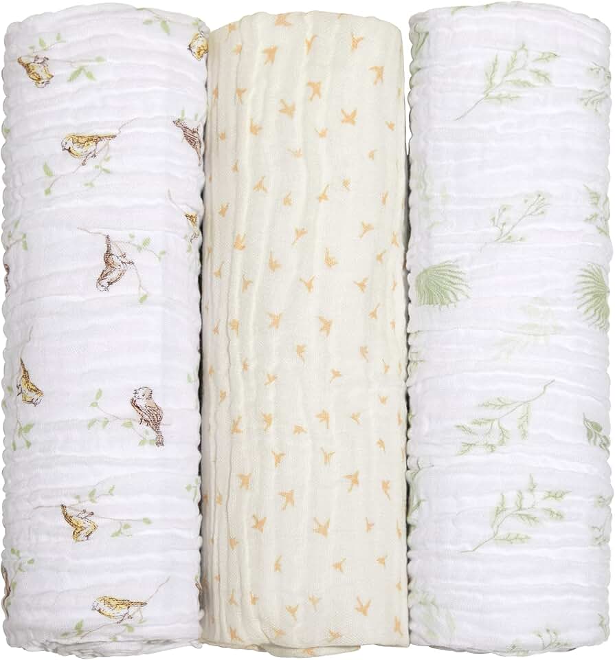 Papi Textil Cueiro Swaddle Soft Bamboo Mami 1,20M X 1,20M Contem 03 Unidades