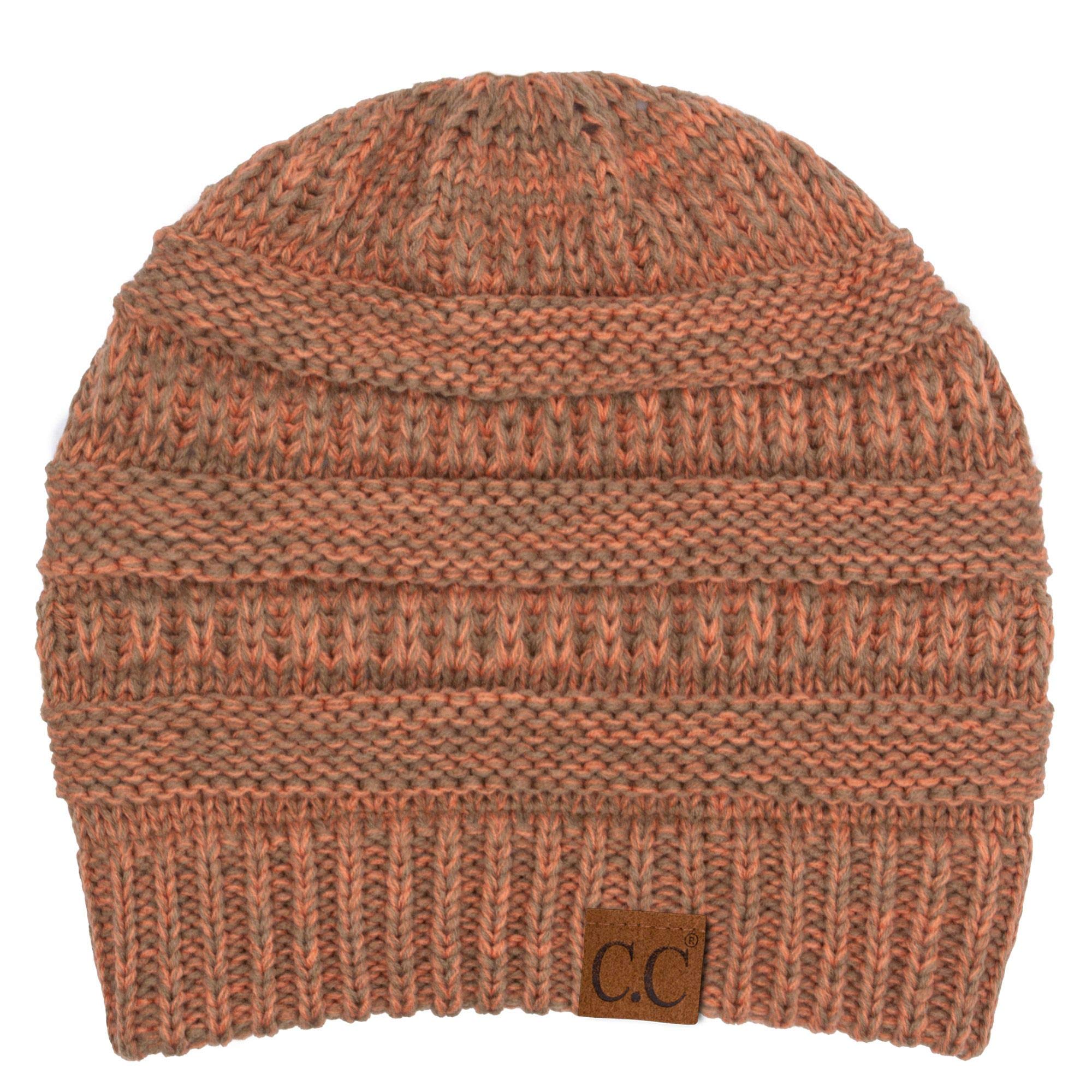C.C Trendy Warm Chunky Soft Stretch Cable Knit Beanie Skully, Winter Mint, One Size — view 183