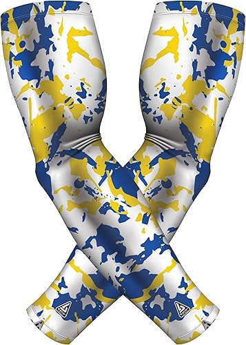 B-Driven Sports Mangas de compresión prémium Pro-Fit para hombres, mujeres y jóvenes, 44 diseños gráficos, mejoran la circulación