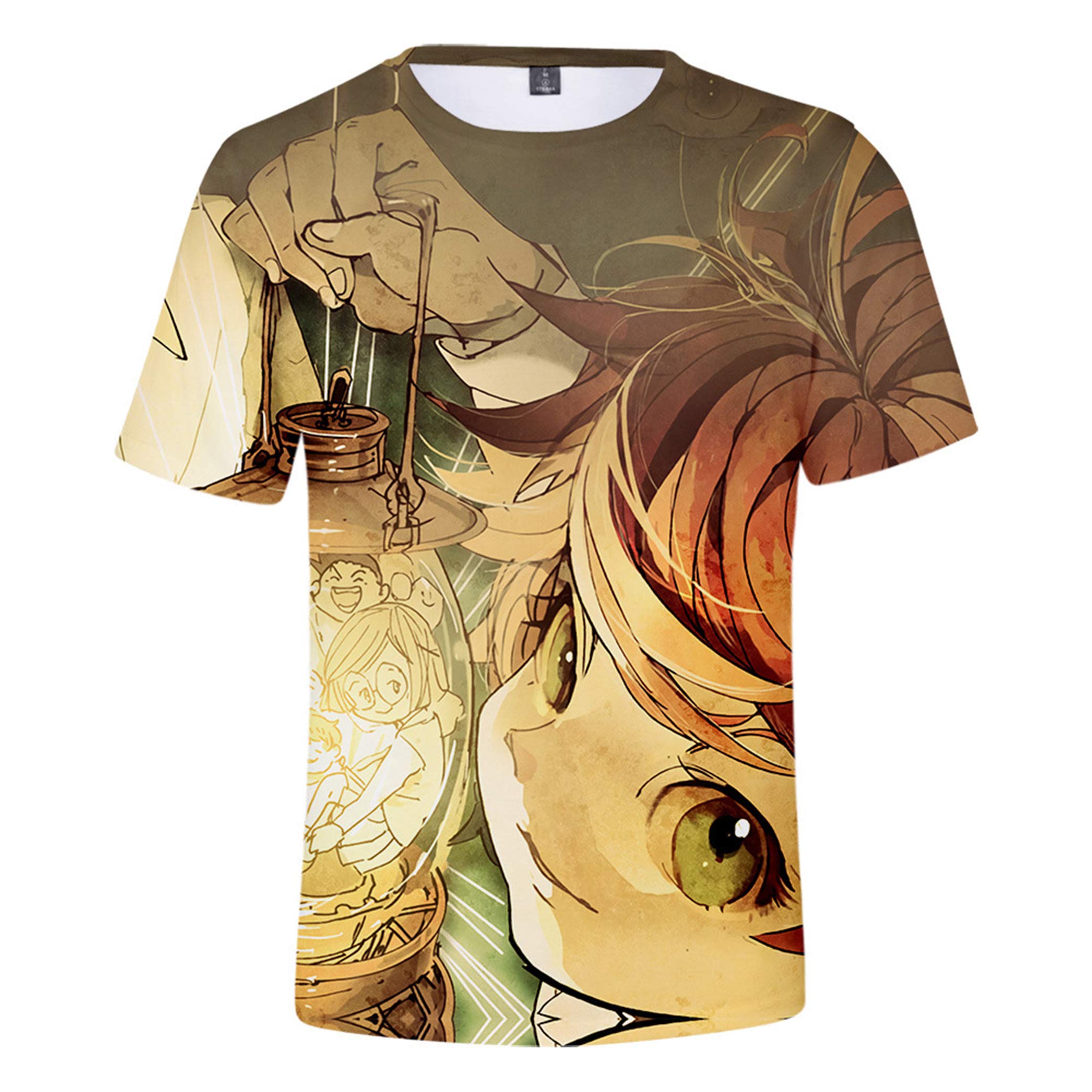 The Promised Neverland Shirt Anime Cosplay T-Shirt Top for Teens Women/Men