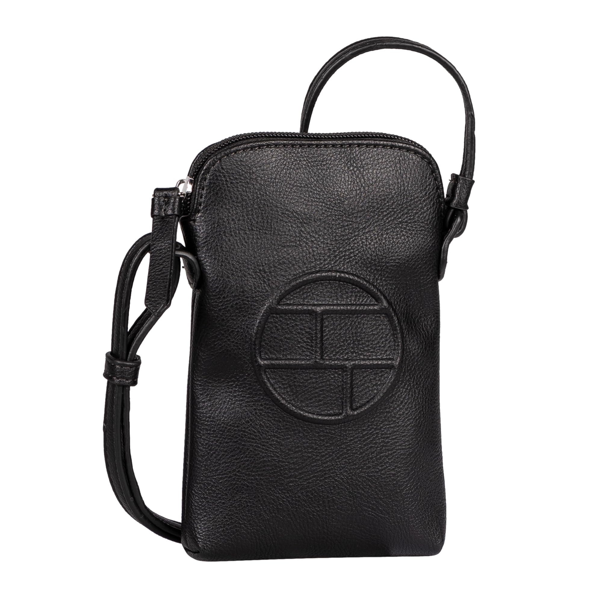 TOM TAILOR Rosabel Women's Mobile Phone Shoulder Bag Medium White, black, 11,5x2,5x18, 004205