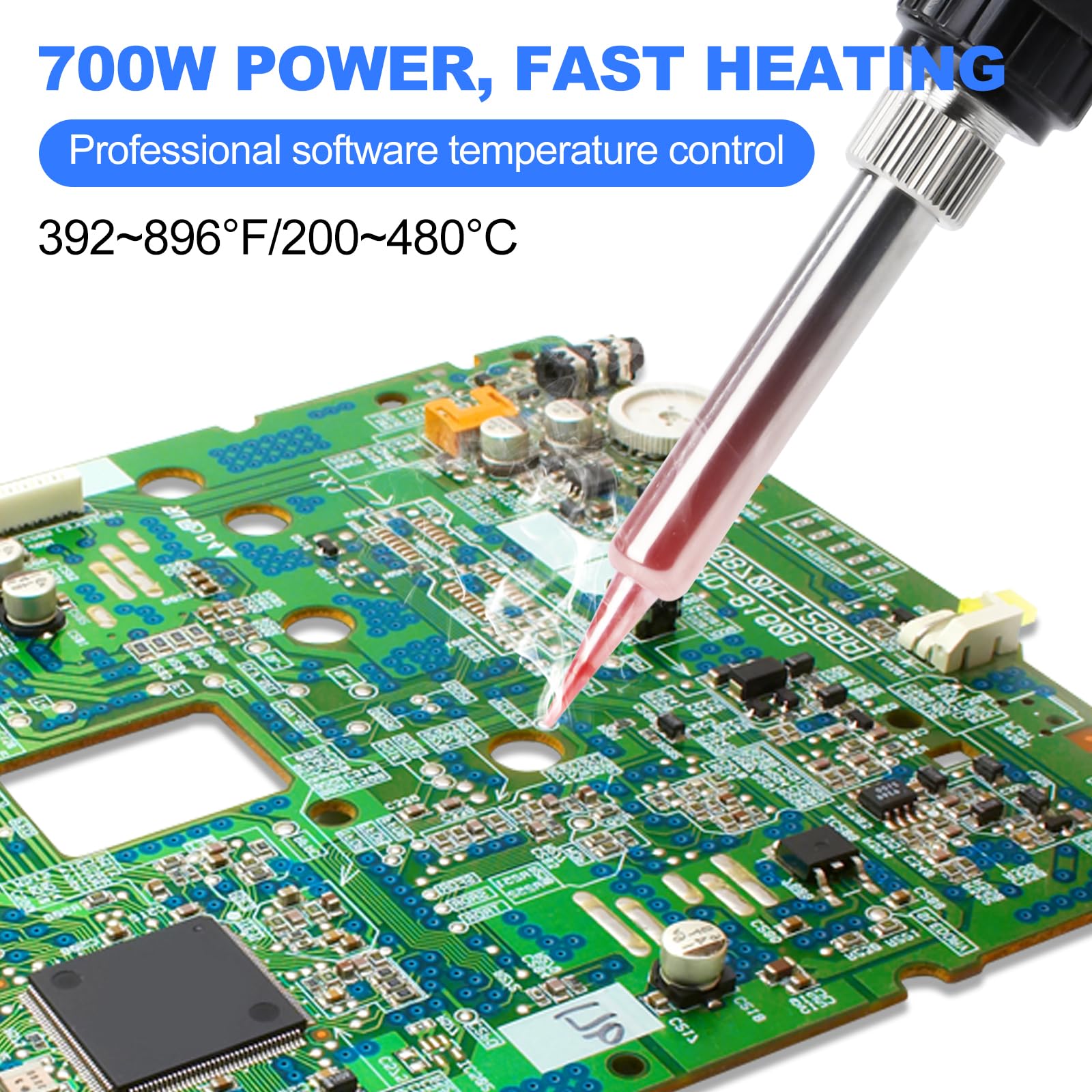 Velleman Hetelucht Soldeerstation SMD 300W 100-500°C - Precisie & Kracht