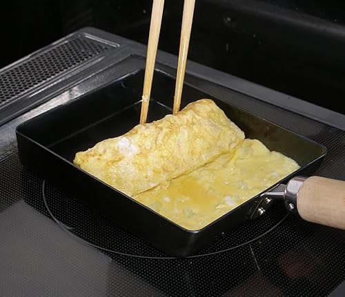 Miniatura 11 de River Light - Sartén para huevos de hierro, Extreme Japan, grande, compatible con inducción, fabricada en Japón