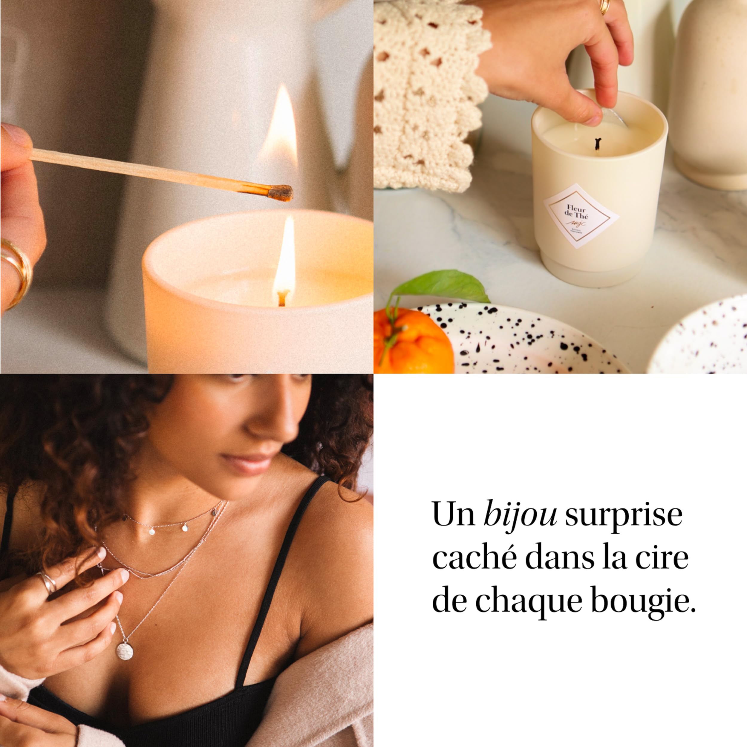 La Jolíe Muse Bougie Parfumées Gâteau à la Vanille, Cadeaux de Bougie pour Femmes Maison Bougie en Cire de Soja Naturelle de 55 Heures de Combustion, 230g