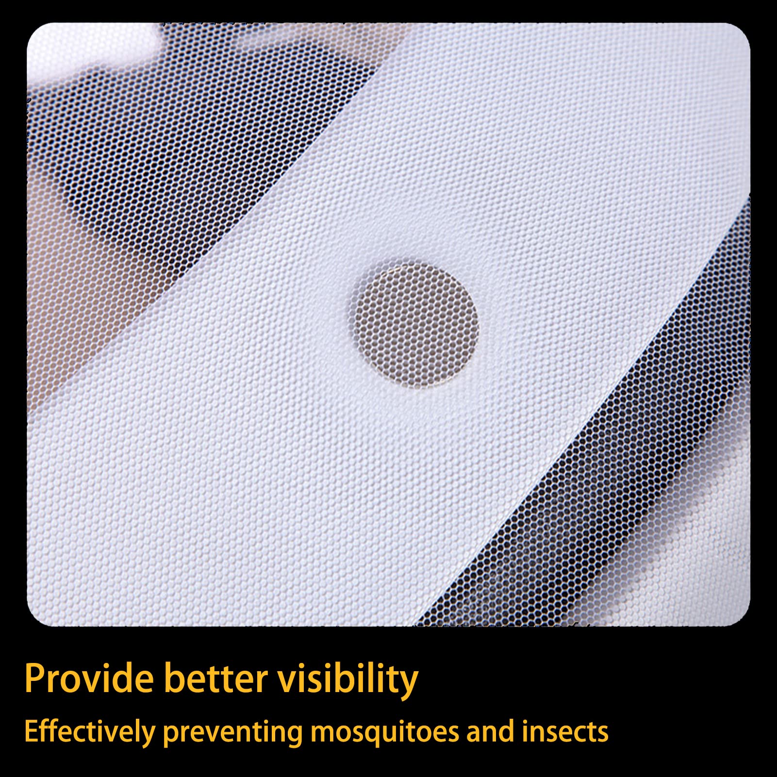 2 mosquiteros universales de malla fina para cochecitos, cunas y camas de viaje, adecuadas para cochecitos de bebé, cochecitos de bebé, cochecitos de bebé (blanco)