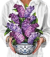 FreshCut Paper Garden Lilacs 3D Pop-Up Card - 12 Inch Life-Sized Forever Lilac Bouquet, Birthday Thank You Greeting with Blank Note & Envelope