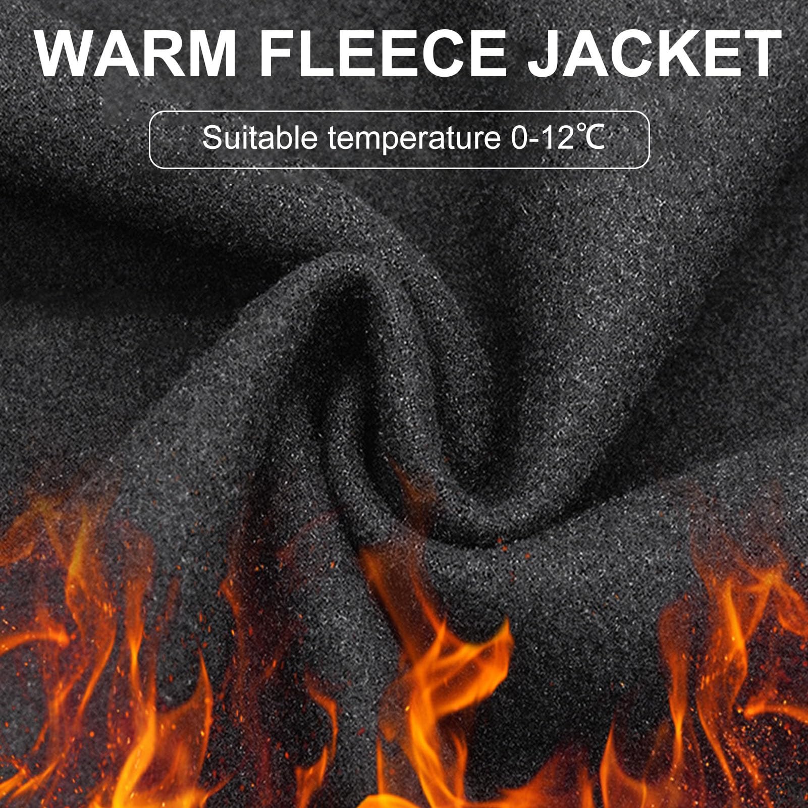 Giacca da Ciclismo da Uomo Invernale in Pile Termico per Bicicletta MTB da Strada, Abbigliamento Antivento Impermeabile Maglia Lunga Cappotto Caldo