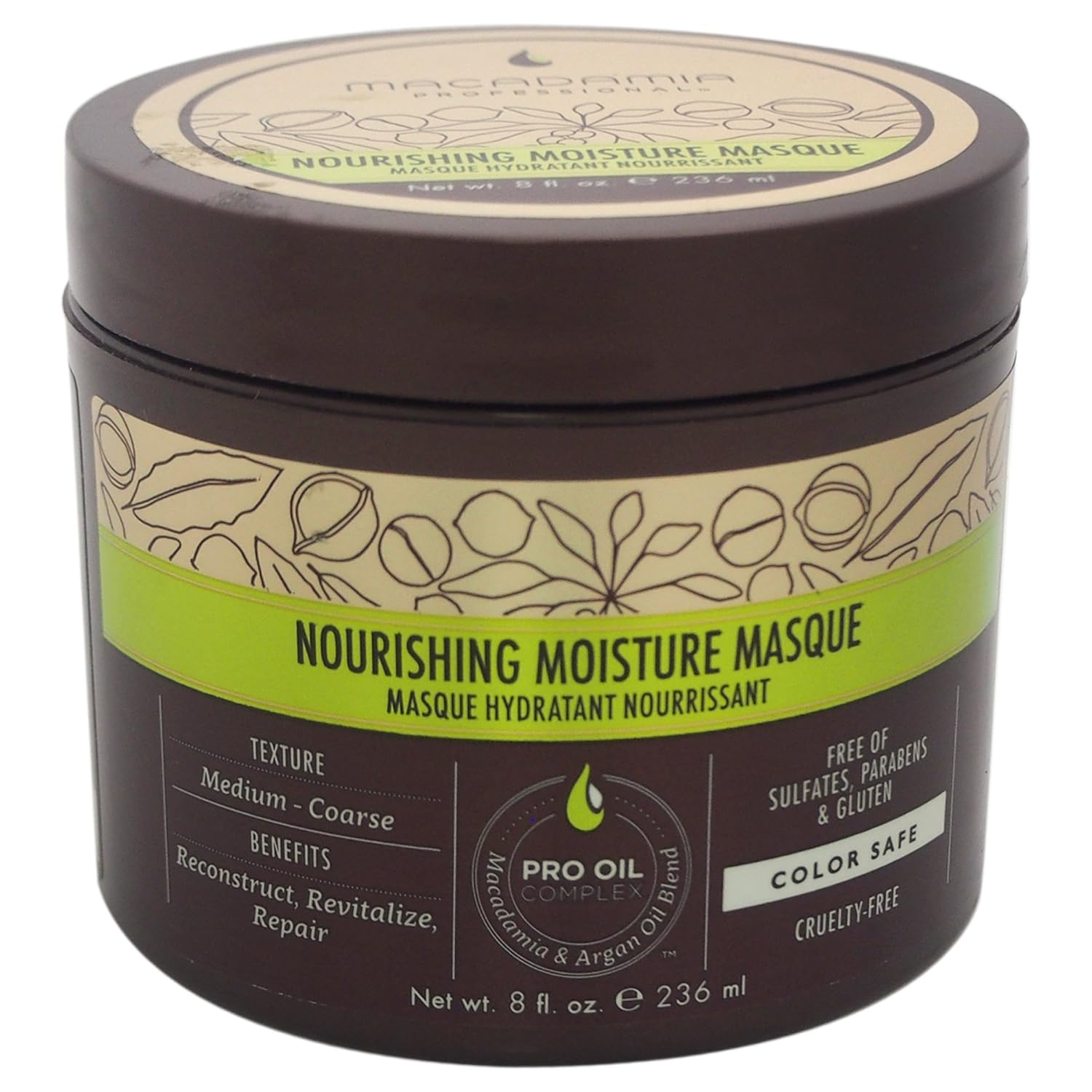 Macadamia oil Nourishing Moisture Masque 8 oz