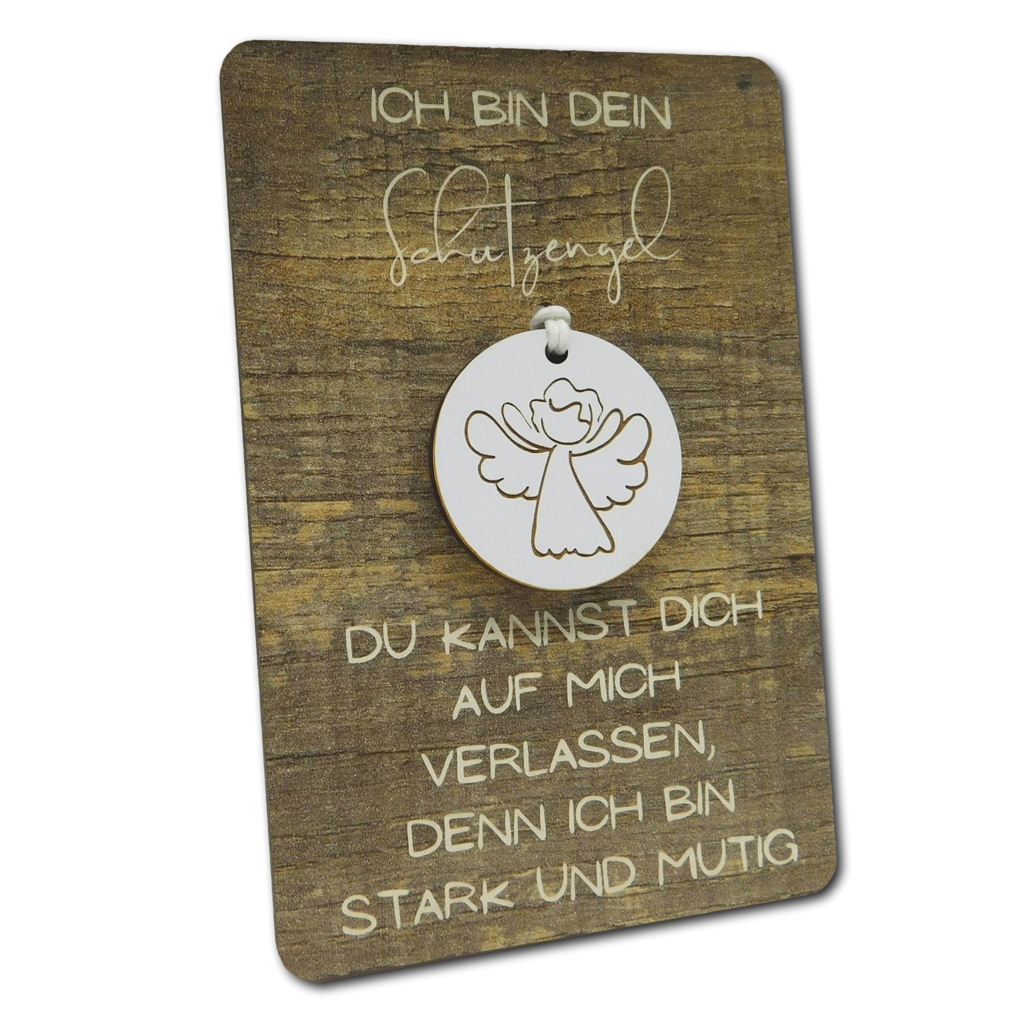 Geschenkkarte Schutzengel I Glücksbringer, Wegbegleiter, Mutmacher (Schutzengel "STARK UND MUTIG")