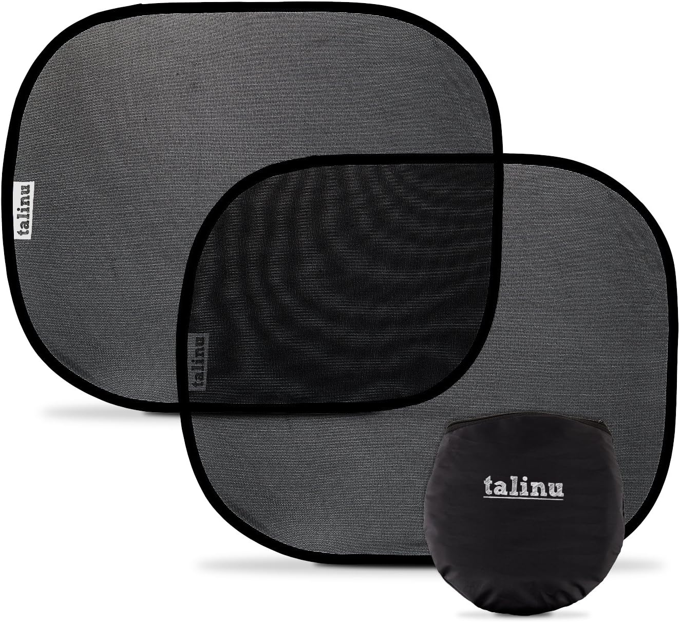 Talinu Pare Soleil De Voiture Pour Enfant En Set De 2 Avec Ventouses Et Un Sac De Rangement Pratique Avec 2 Ans De Garantie De Satisfaction Protection Solaire Fenetre De Voiture