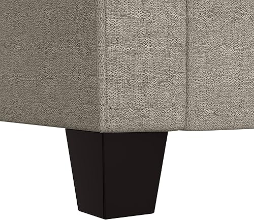 Miniatura 7 de Hillsdale Lorena - Sofá tapizado moderno de tela, color gris