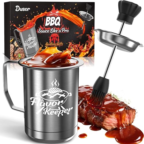 Dusor Gifts for Men Him Dad, BBQ Brush Accessories Tools, Christmas Stocking Fillers Stuffers for Men/Women, Secret Santa Mens Gifts, Birthday Presents Gifts for Dad/Him/Grandpa