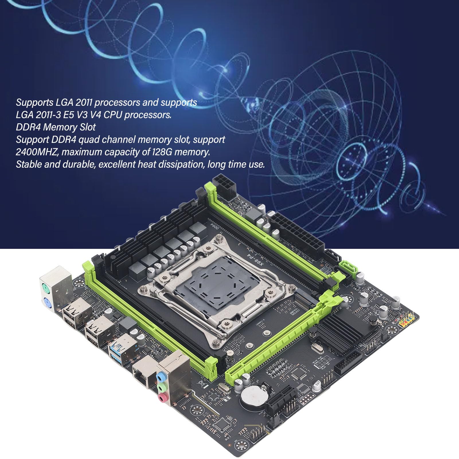 Amazon | LGA2011 X99 P4 デスクトップマザーボード、DDR4 LGA2011 V3