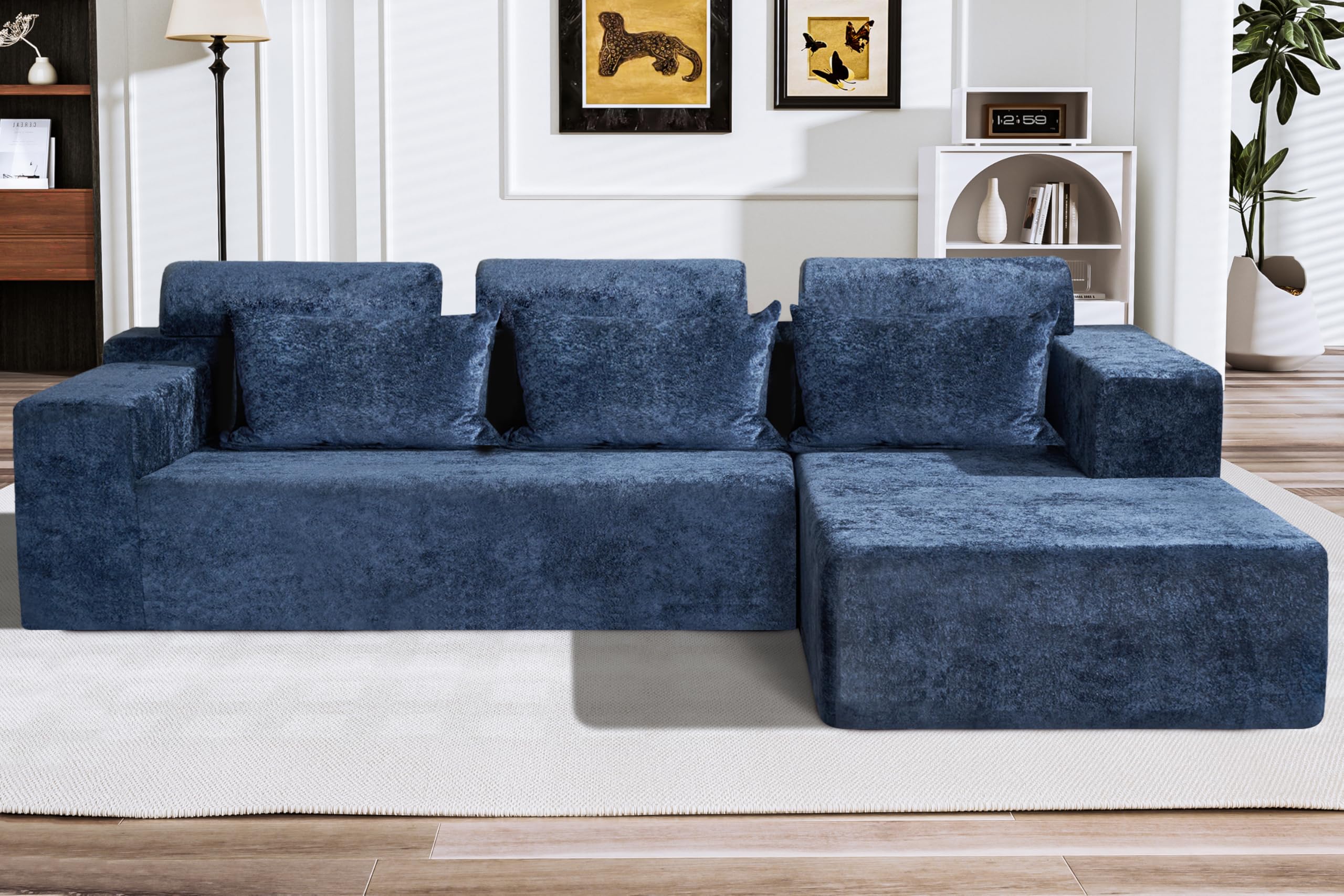 HABUTWAY L-Shape Modular Sectional Sofa