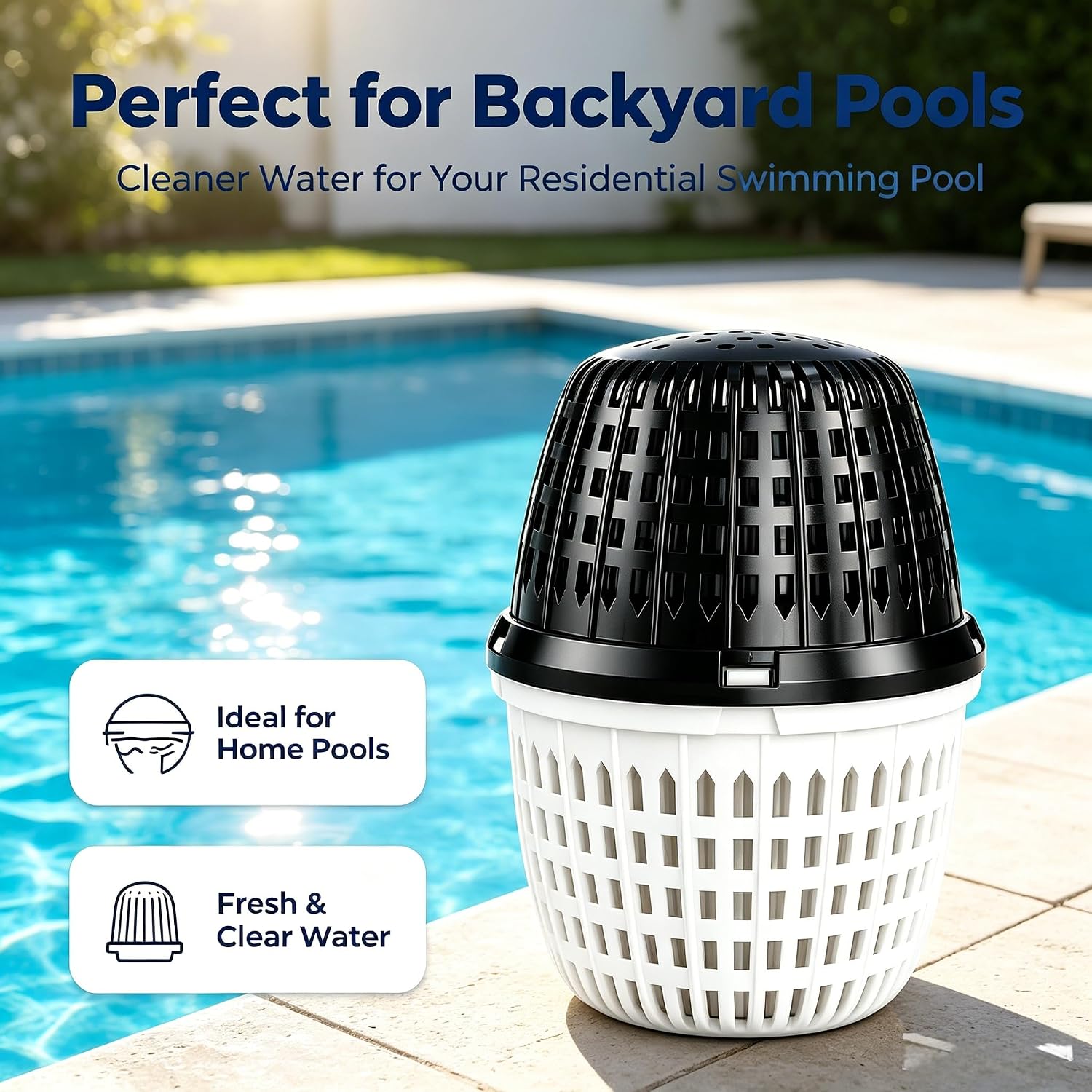 Pool Mineral Replacement Cartridge for 20K–30K Gallon Pools, Compatible with PoolRx System,Reduces Chlorine Usage, Pool Water Cleaner Alternative