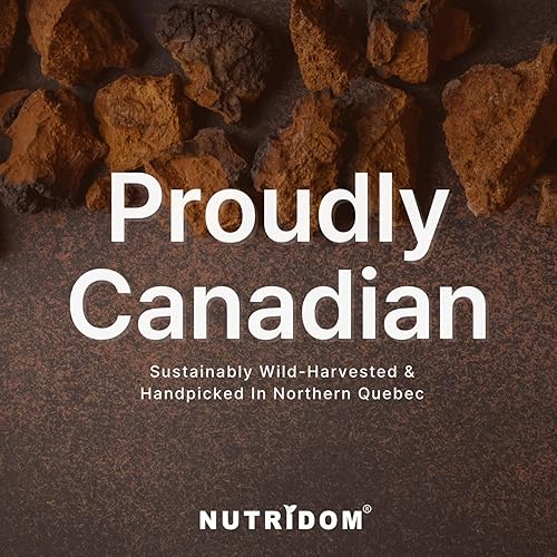 Miniatura 3 de NUTRIDOM CHAGA Mushroom Tea Molind_Wild Harvest_5.64 oz