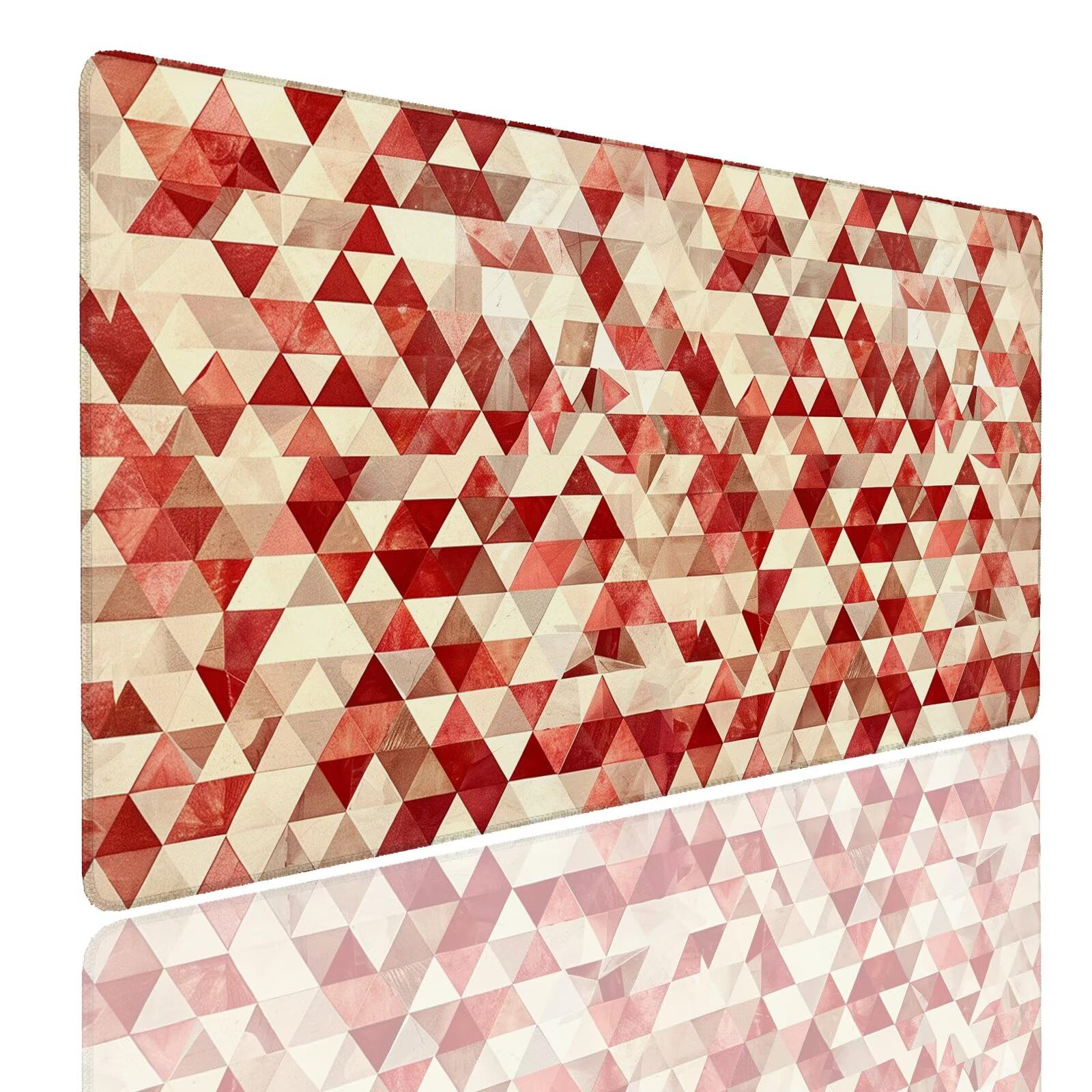 Tappetino per Mouse da Gaming, Tappetino Mouse Pad XXL Grande, Mousepad con Impermeabile e Antiscivolo, Lavabile Sottomano Copri Scrivania, Tappetini Tappeto Mouse Mat 1000x500x4mm Terracotta (1)