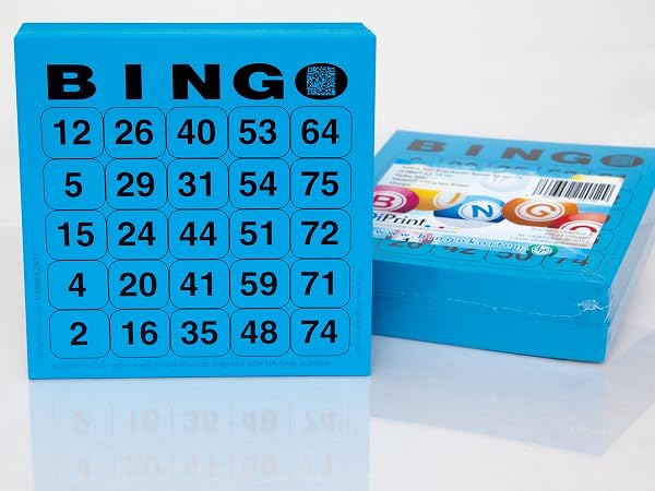 DiPrint 200 große Bingokarten für Senioren 25 aus 75 (weiß) - 3