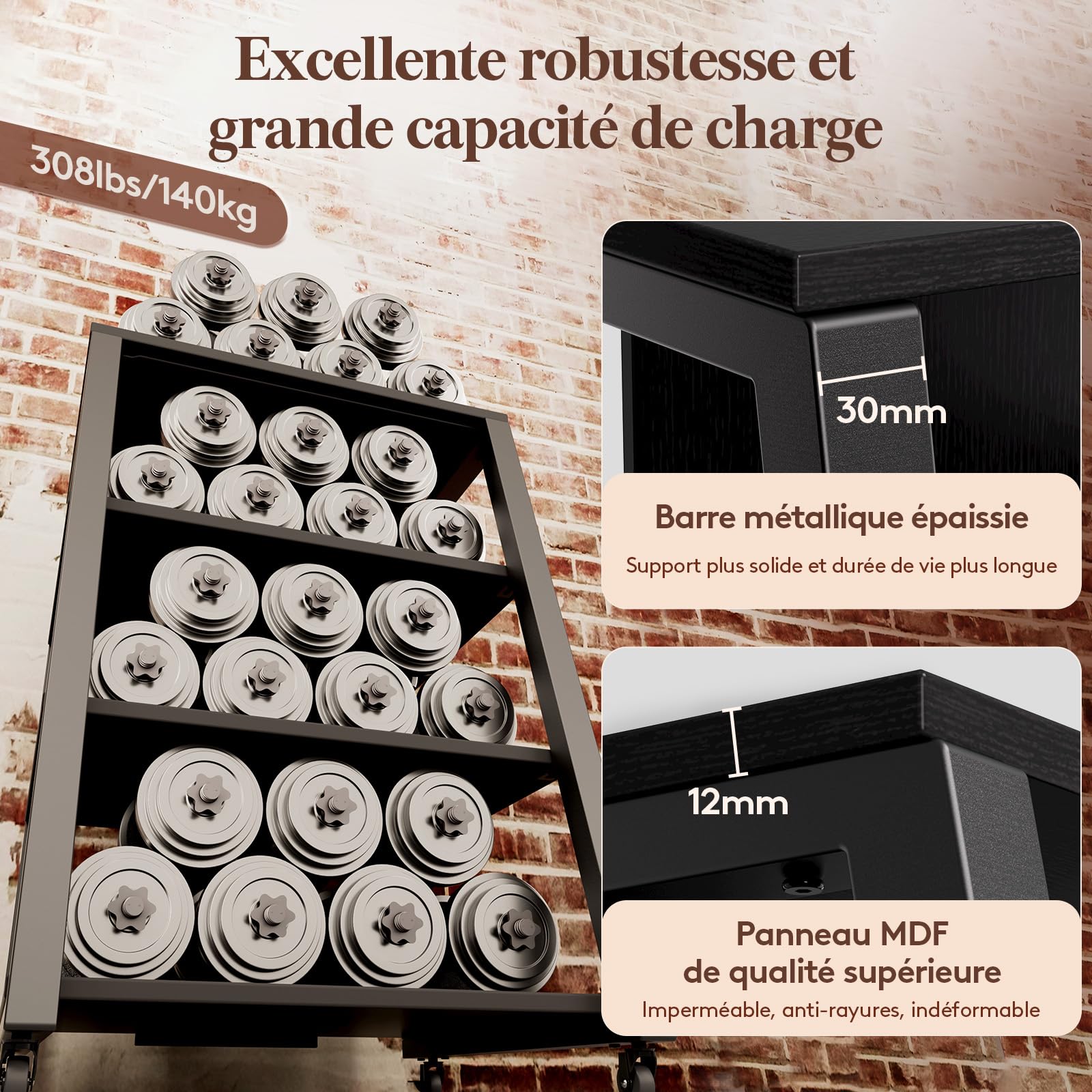 Lifewit Meuble HiFi avec 4 Etagères, Meuble Chaine HiFi, Meubles Platine Vinyle pour Audio/Vidéo, Tourne Disque, TV Stéréo, Lecteur DVD, Etagere Meuble Colonne, Etagères de Rangement, Noir