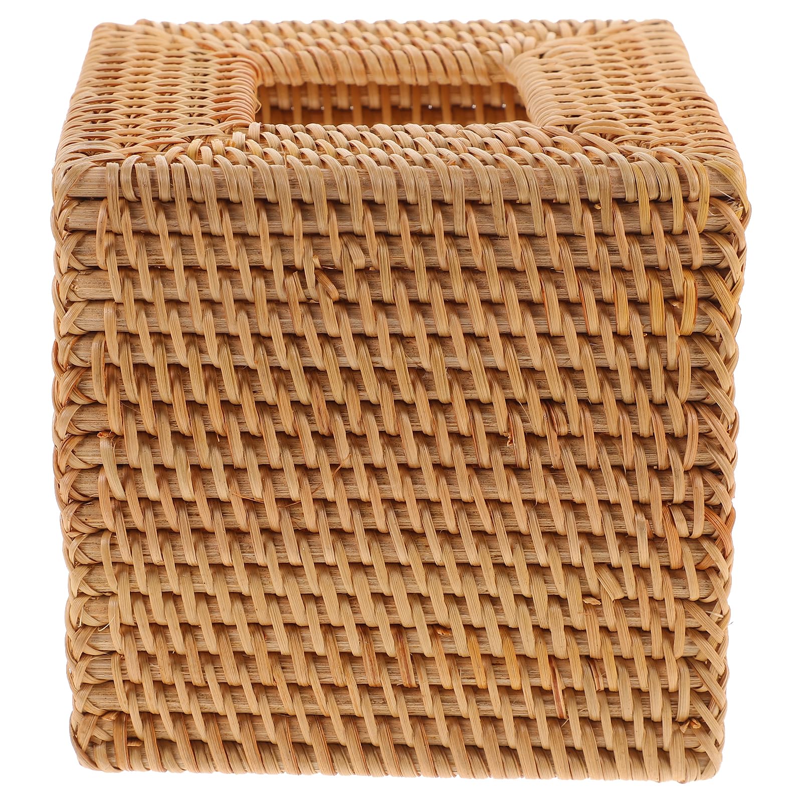 Boîte à mouchoirs rotin carrée avec distribution facile