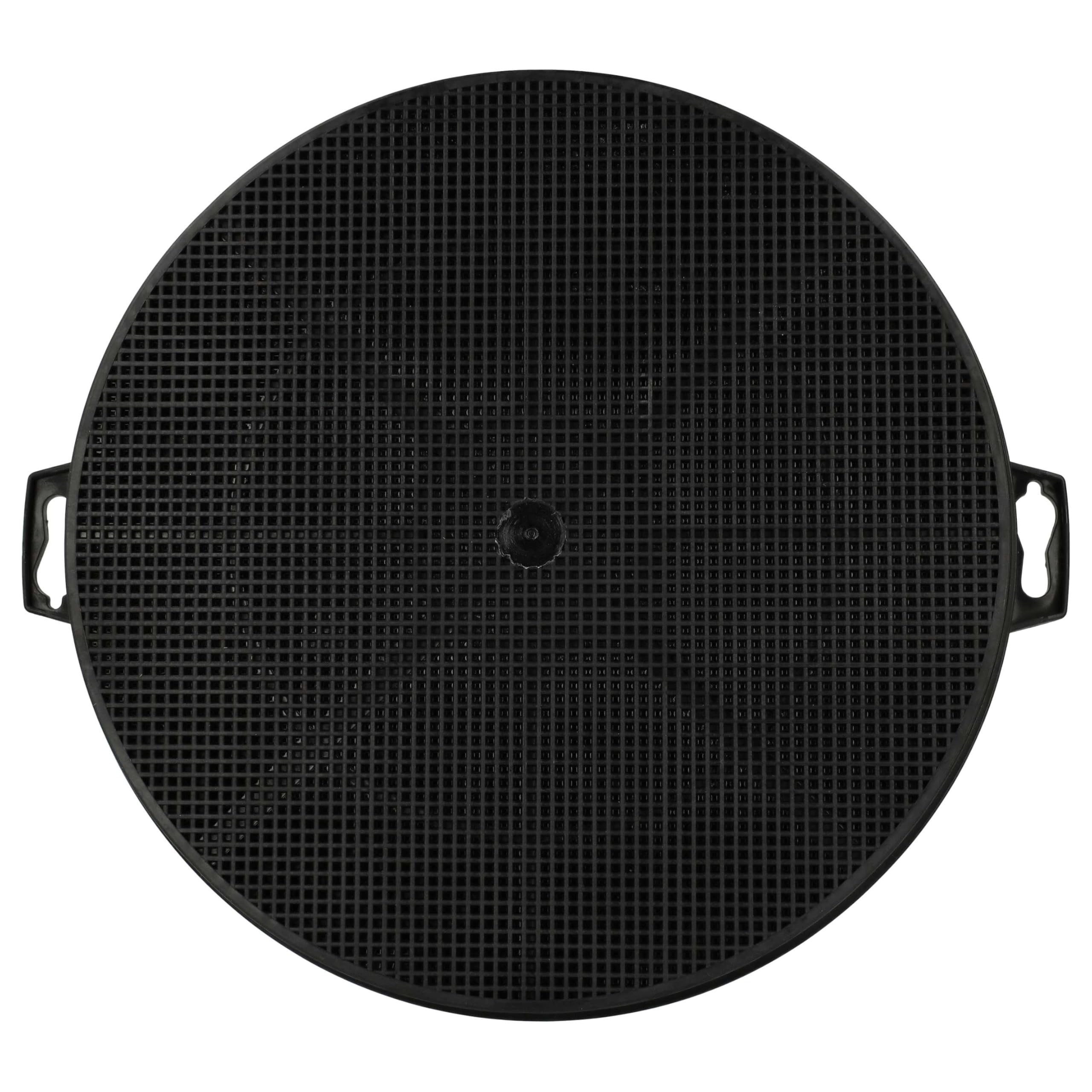 vhbw 10x filtro de carbón activado compatible con Baumatik TON6.1, STD6SS, STD6CSS, STD62, STD61W, STD61SS, STD61B, STD6.2 campanas cocina - 21 cm