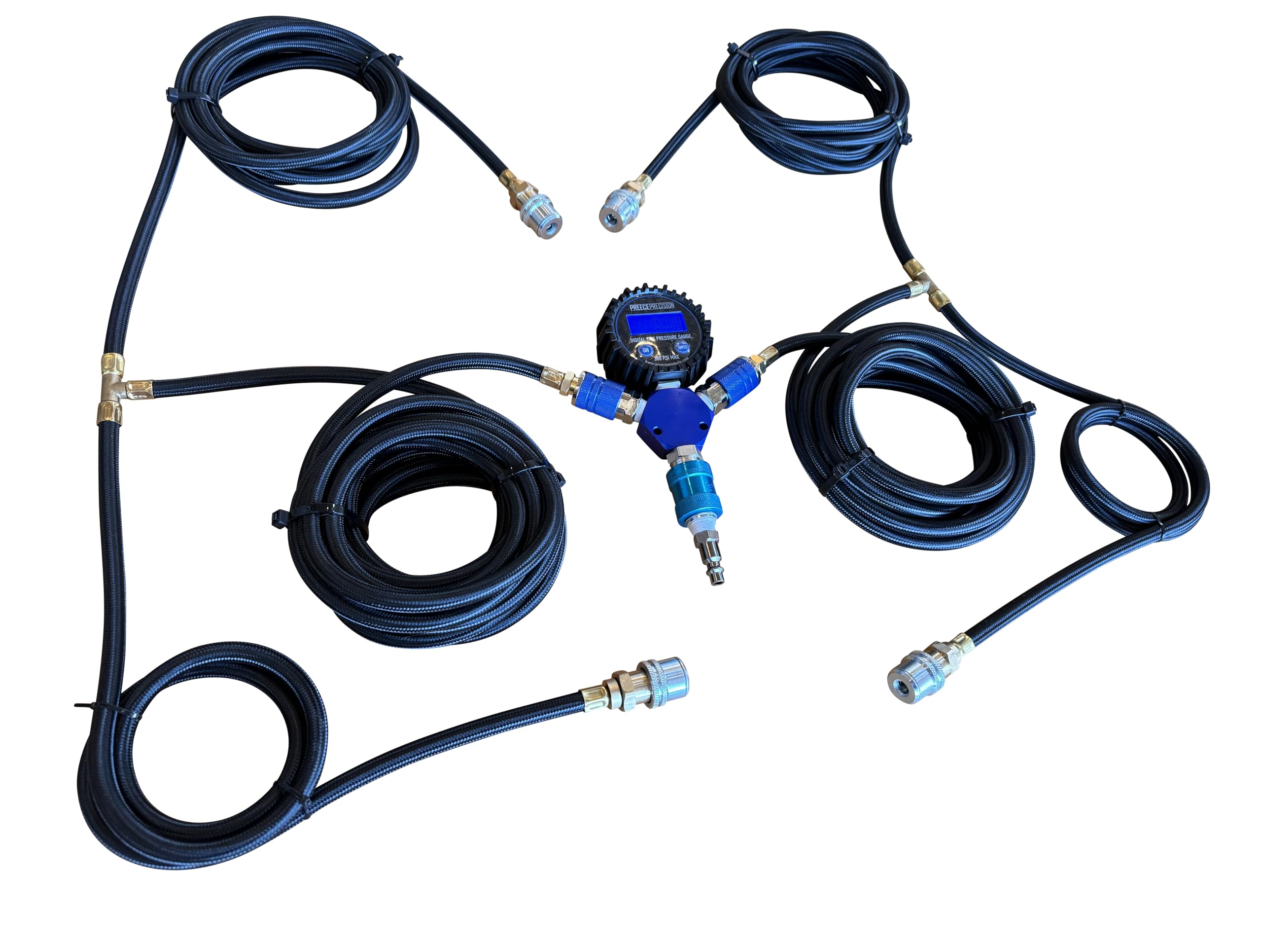 The Source Quad-Filler 4 Way Digital Offroad Overland Tire Inflator System by Preece Precision