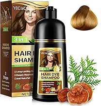 Shampoo Dye For White Hair, Instant Dye-ture Shampoo For Men And Women - Natural And Durable, Hair Care Sham-pooing Plant Dye 3 In 1-500 ML (Brown)